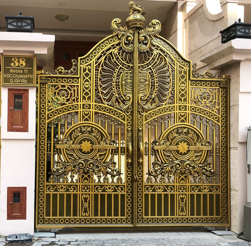Cửa cổng Nhôm đúc tự động Vinh Nghệ An ở tại TP Vinh Nghệ An Hà ...